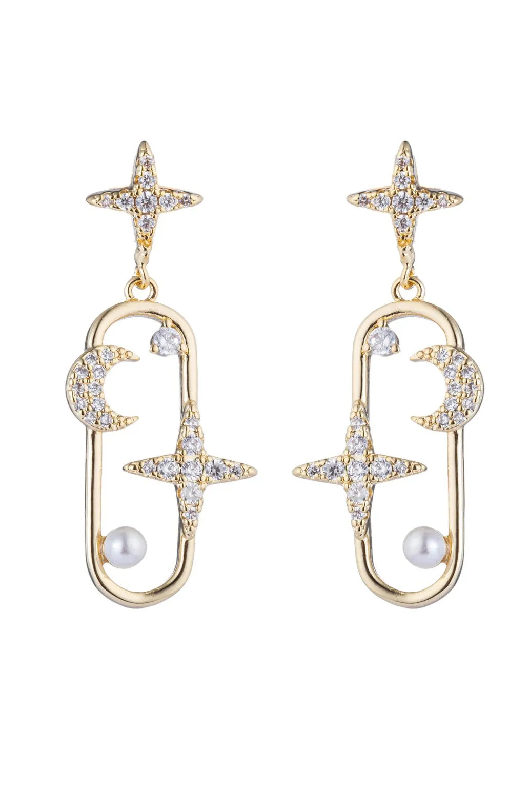 Star & Moon Earrings
