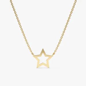 Star Cut Out Necklace, Skylar SARAHELISE