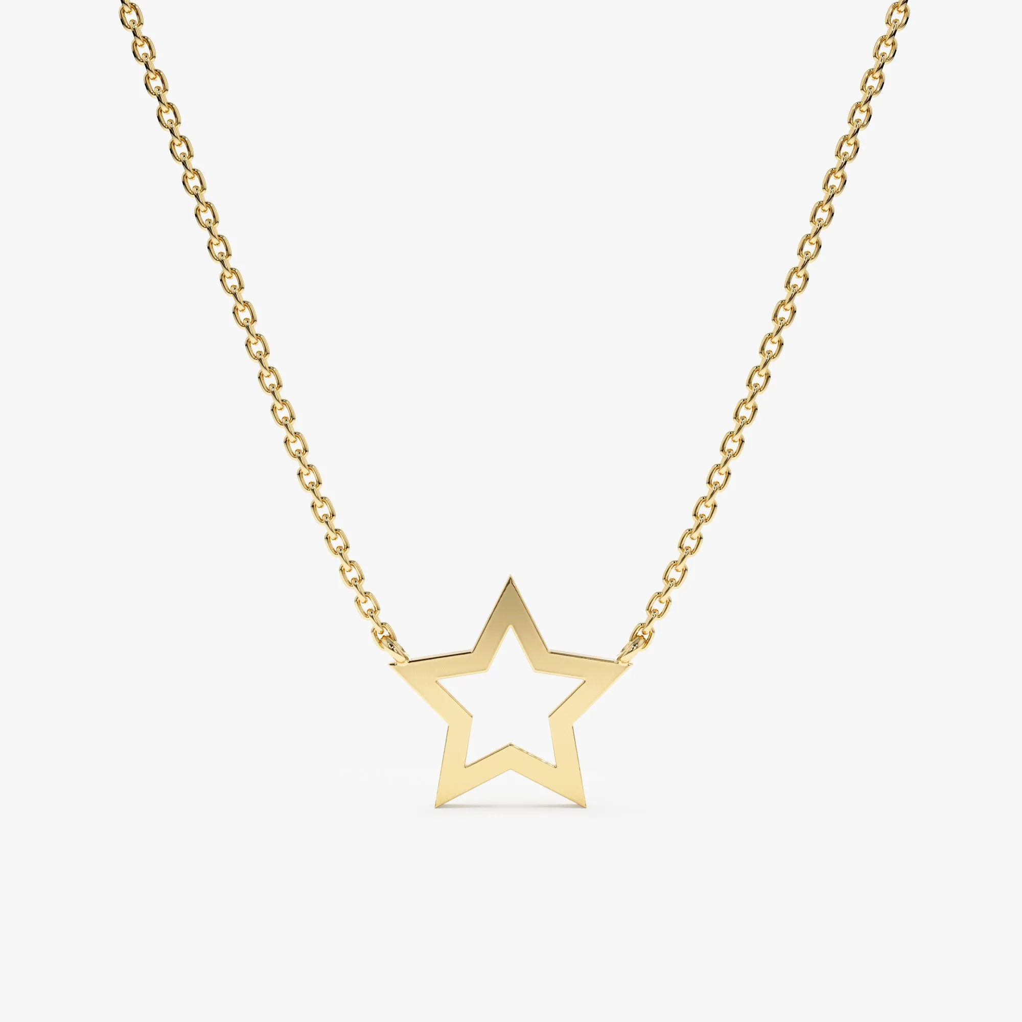 Star Cut Out Necklace, Skylar SARAHELISE