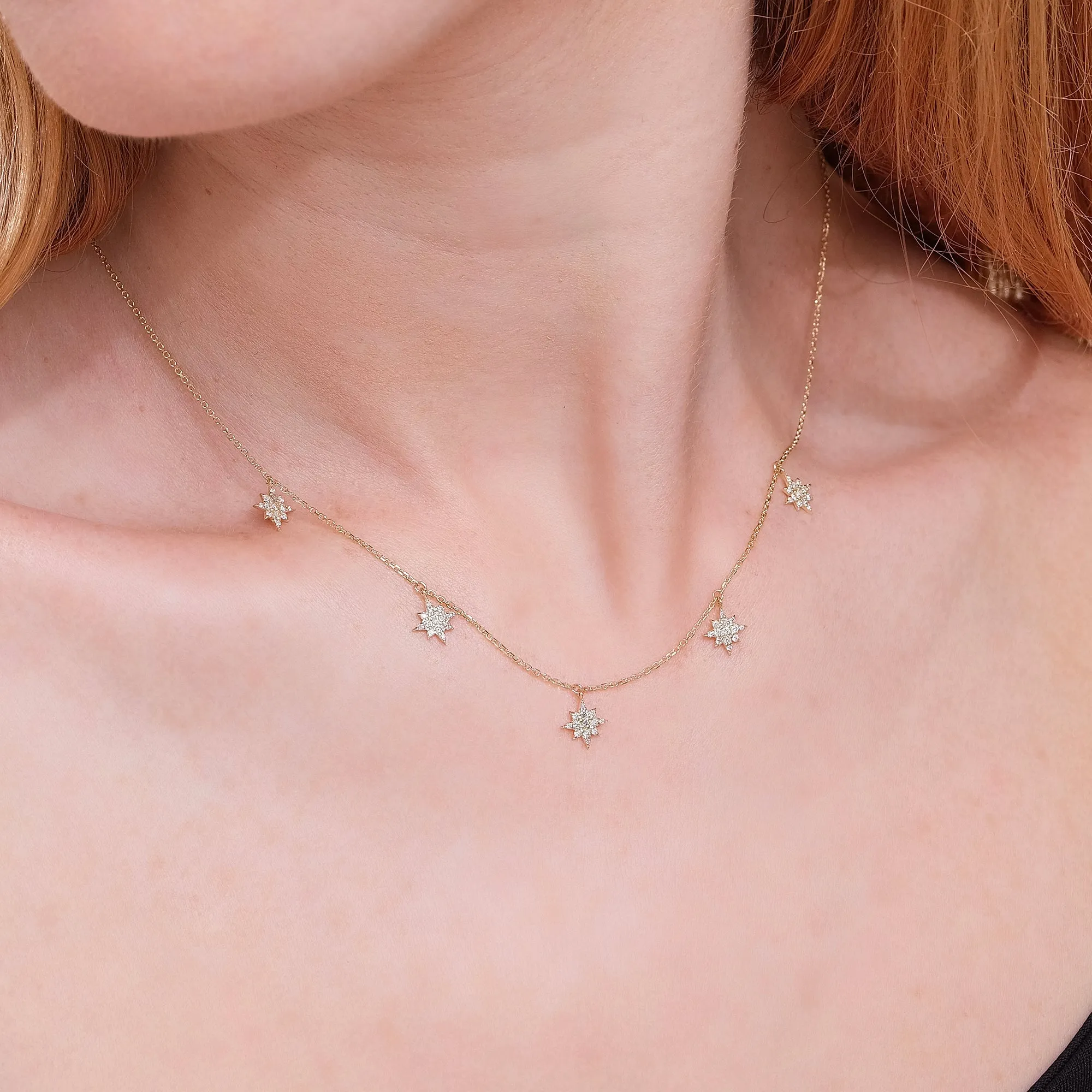 Starburst Station Necklace, Estelle SARAHELISE