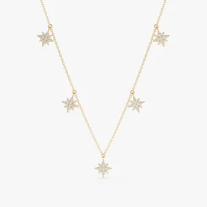 Starburst Station Necklace, Estelle SARAHELISE