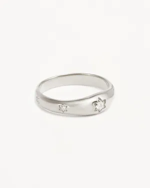 Sterling Silver Align Your Soul Ring Bycharlotte