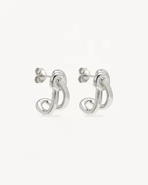 Sterling Silver Always With You Earrings Bycharlotte