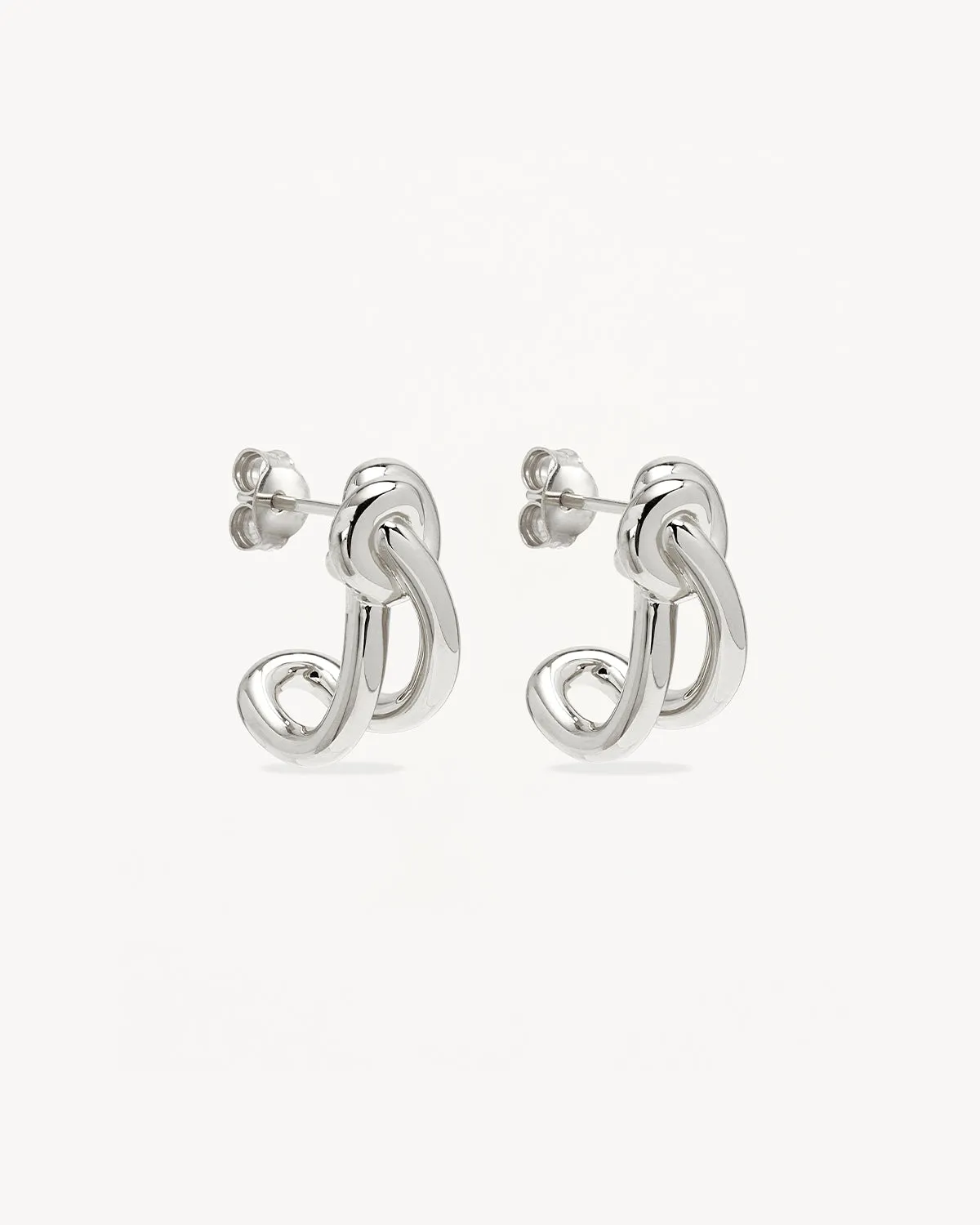 Sterling Silver Always With You Earrings Bycharlotte