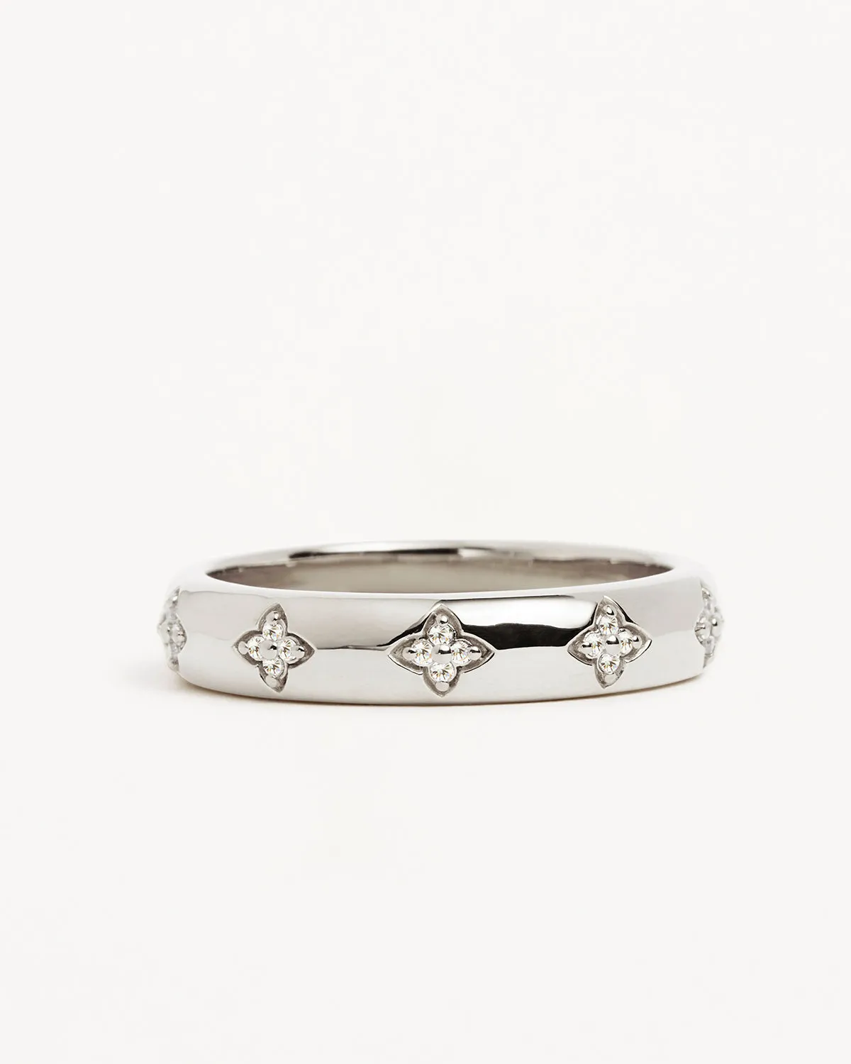 Sterling Silver Bloom With You Lotus Ring Bycharlotte