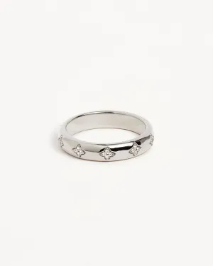 Sterling Silver Bloom With You Lotus Ring Bycharlotte