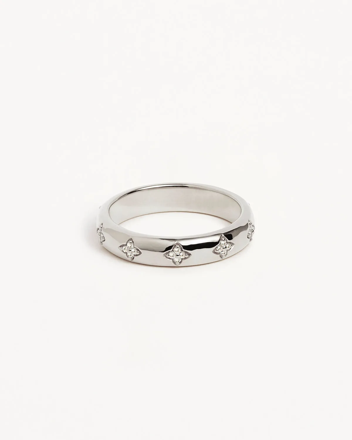 Sterling Silver Bloom With You Lotus Ring Bycharlotte