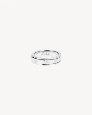 Sterling Silver Breathe Spinning Meditation Ring Bycharlotte