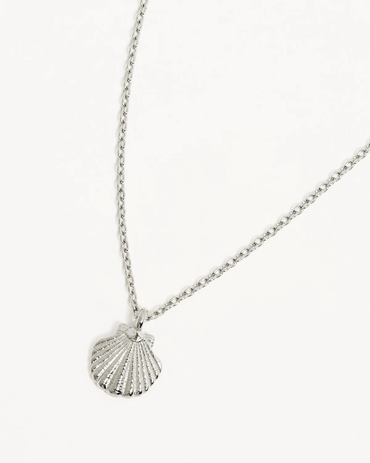 Sterling Silver By the Shore Shell Necklace Bycharlotte