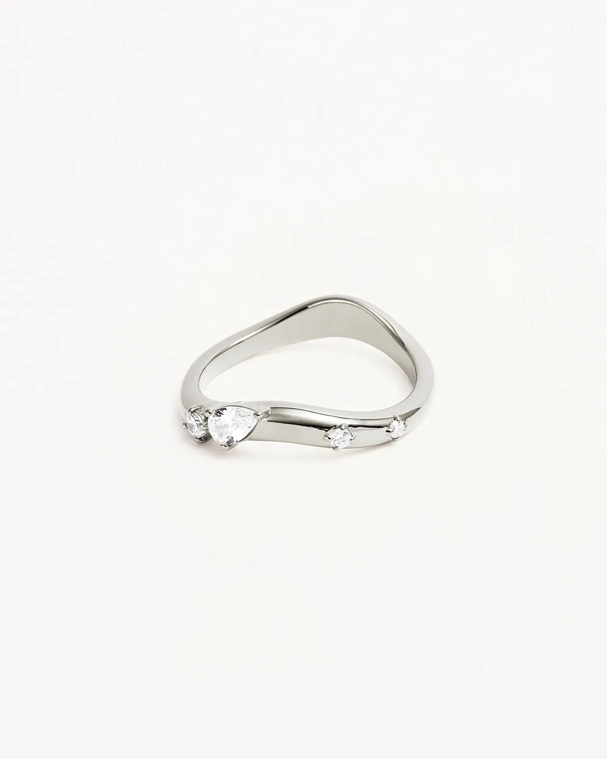 Sterling Silver Chasing Tides Ring Bycharlotte