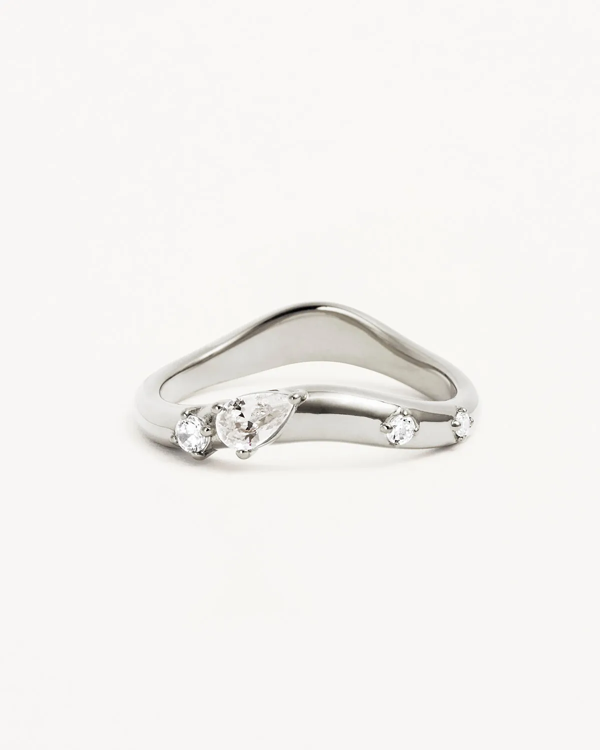 Sterling Silver Chasing Tides Ring Bycharlotte