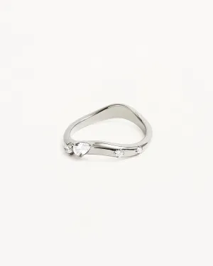 Sterling Silver Chasing Tides Ring Bycharlotte