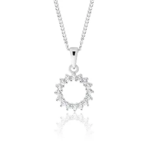 Sterling Silver Claw Set Circle of Life Pendant Shiels
