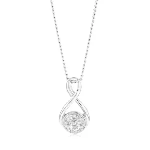 Sterling Silver Diamond Pendant with 7 Brilliant Cut Diamonds Shiels