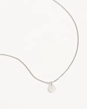 Sterling Silver Floating On Air Pearl Necklace Bycharlotte
