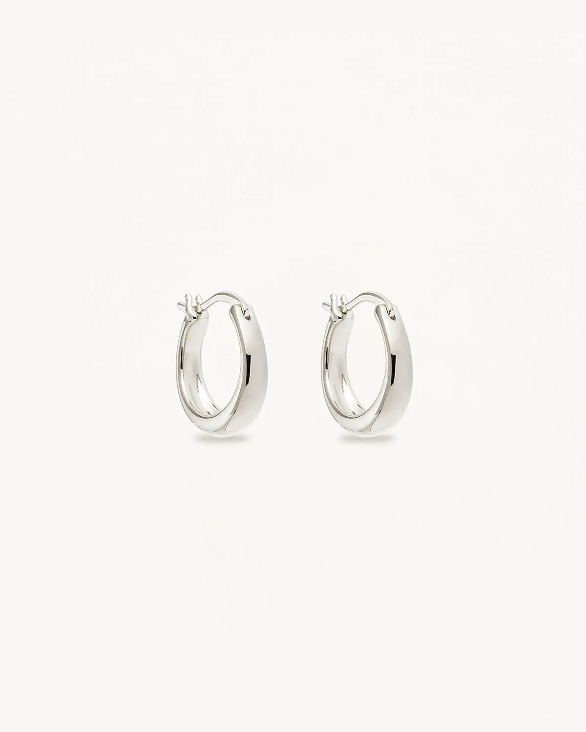 Sterling Silver Infinite Horizon Small Hoops Bycharlotte