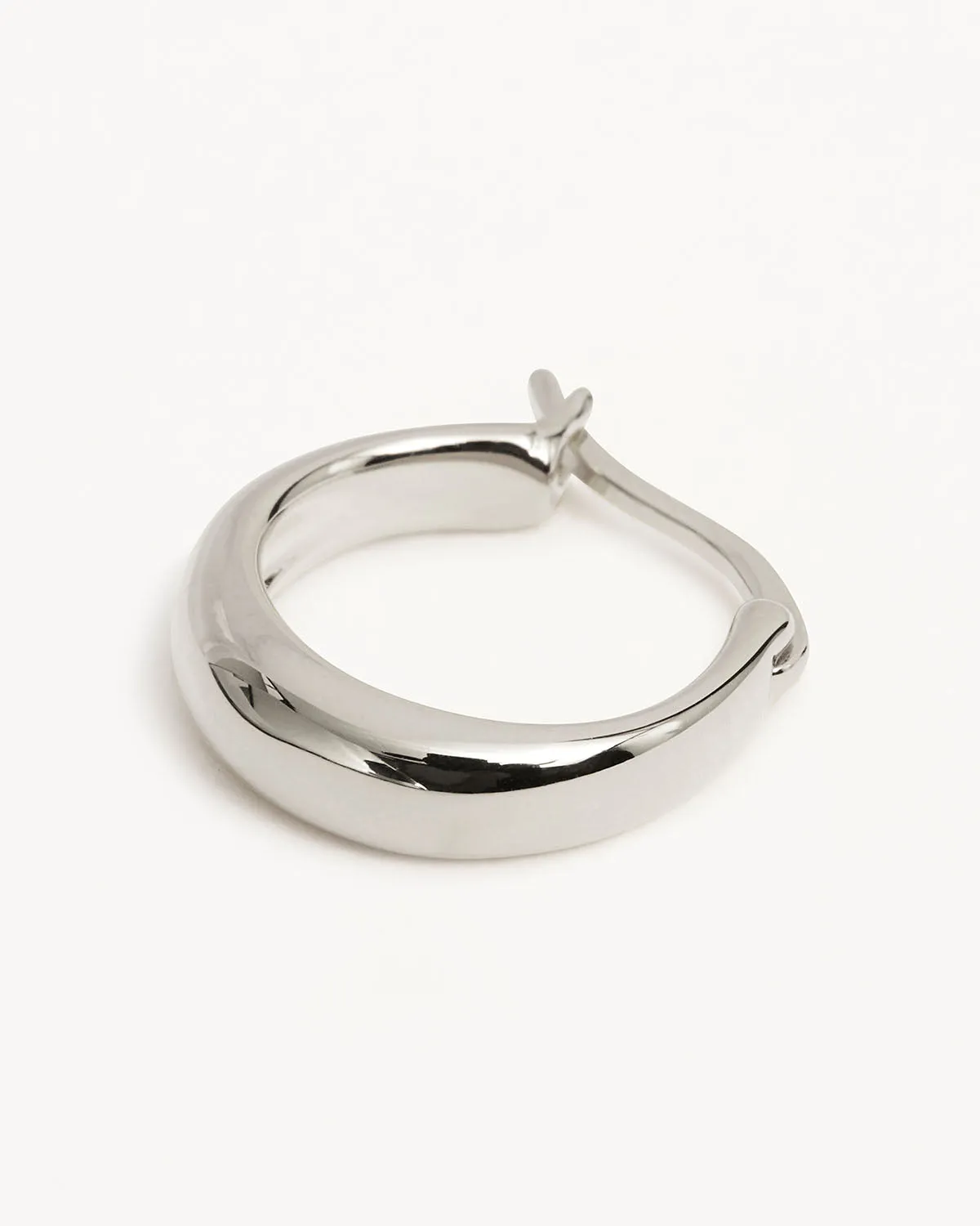 Sterling Silver Infinite Horizon Small Hoops Bycharlotte
