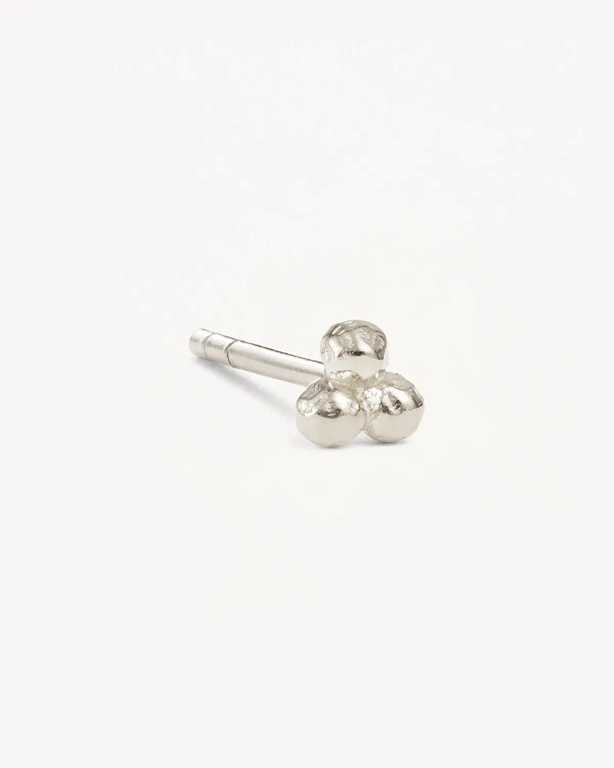 Sterling Silver Karma Stud Earrings Bycharlotte