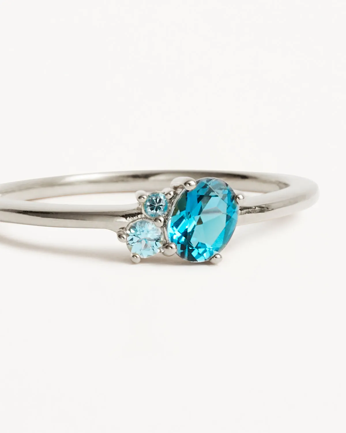 Sterling Silver Kindred Birthstone Ring - December Bycharlotte