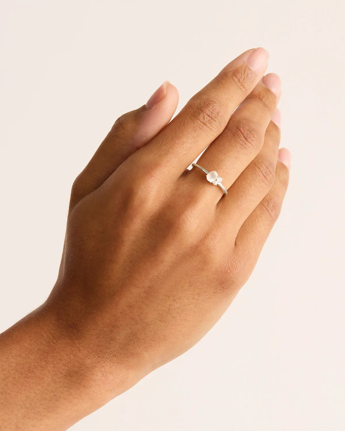Sterling Silver Kindred Birthstone Ring - June Bycharlotte
