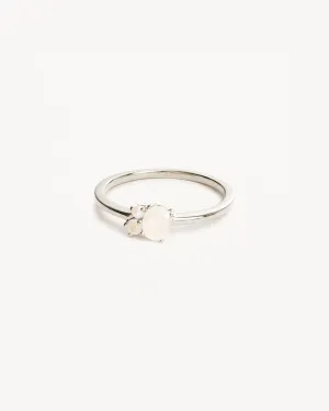 Sterling Silver Kindred Birthstone Ring - June Bycharlotte