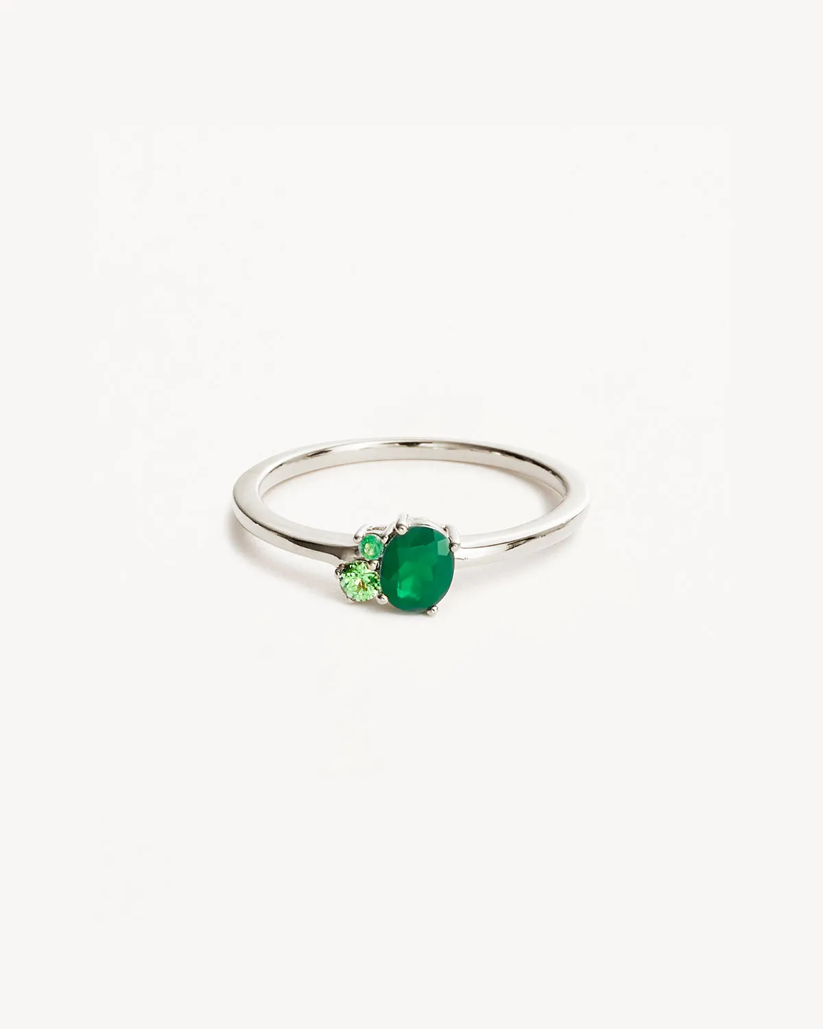 Sterling Silver Kindred Birthstone Ring - May Bycharlotte