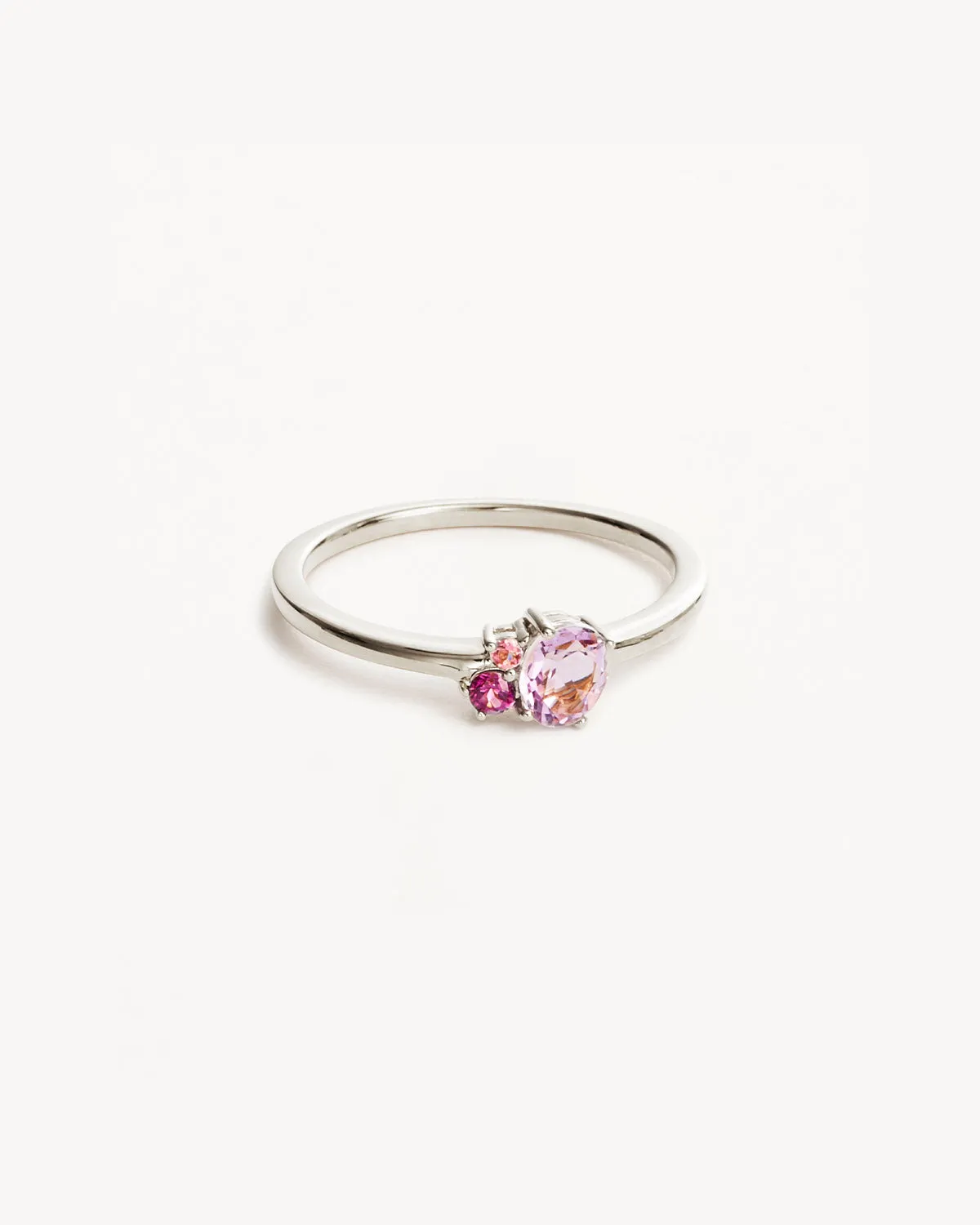 Sterling Silver Kindred Birthstone Ring - October Bycharlotte