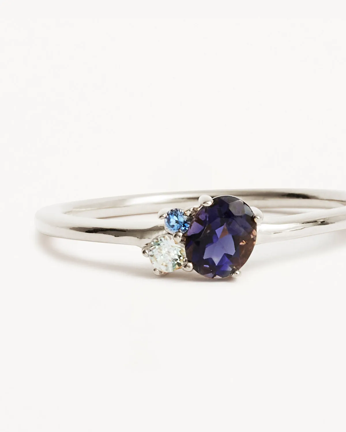 Sterling Silver Kindred Birthstone Ring - September Bycharlotte