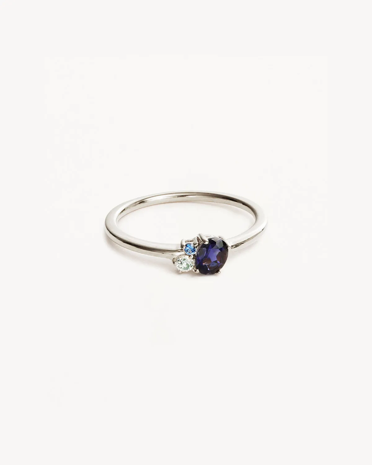 Sterling Silver Kindred Birthstone Ring - September Bycharlotte