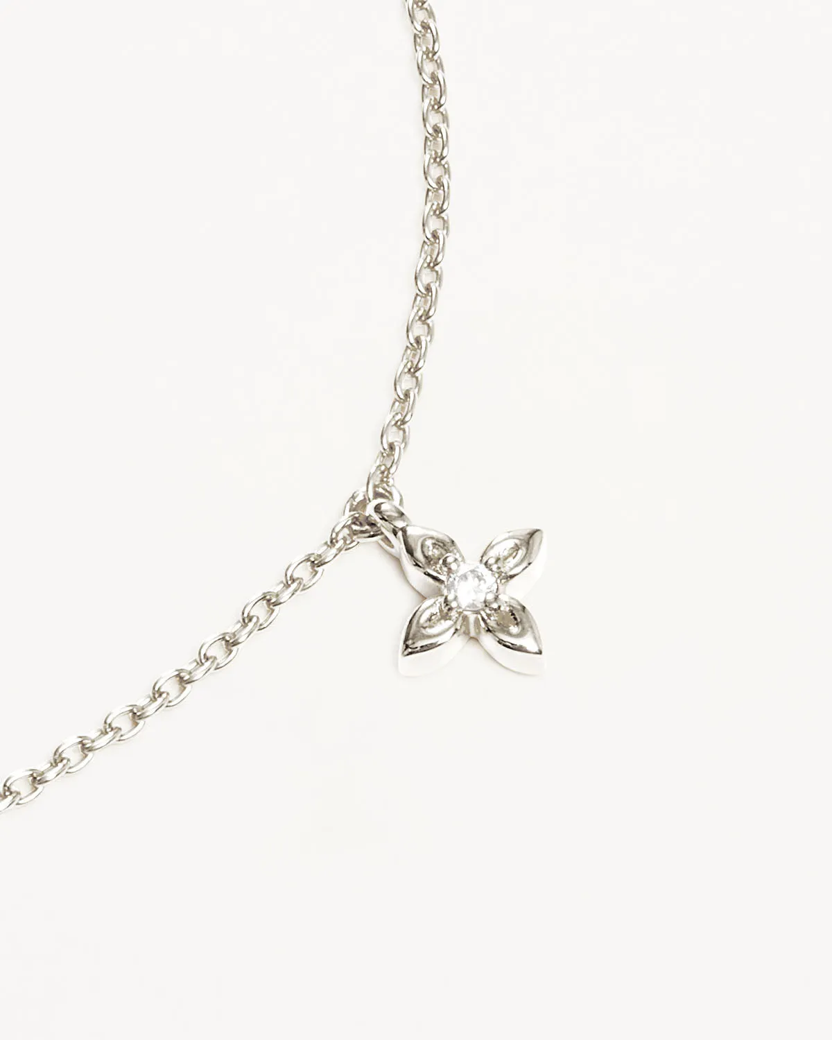Sterling Silver Live in Peace Bracelet Bycharlotte