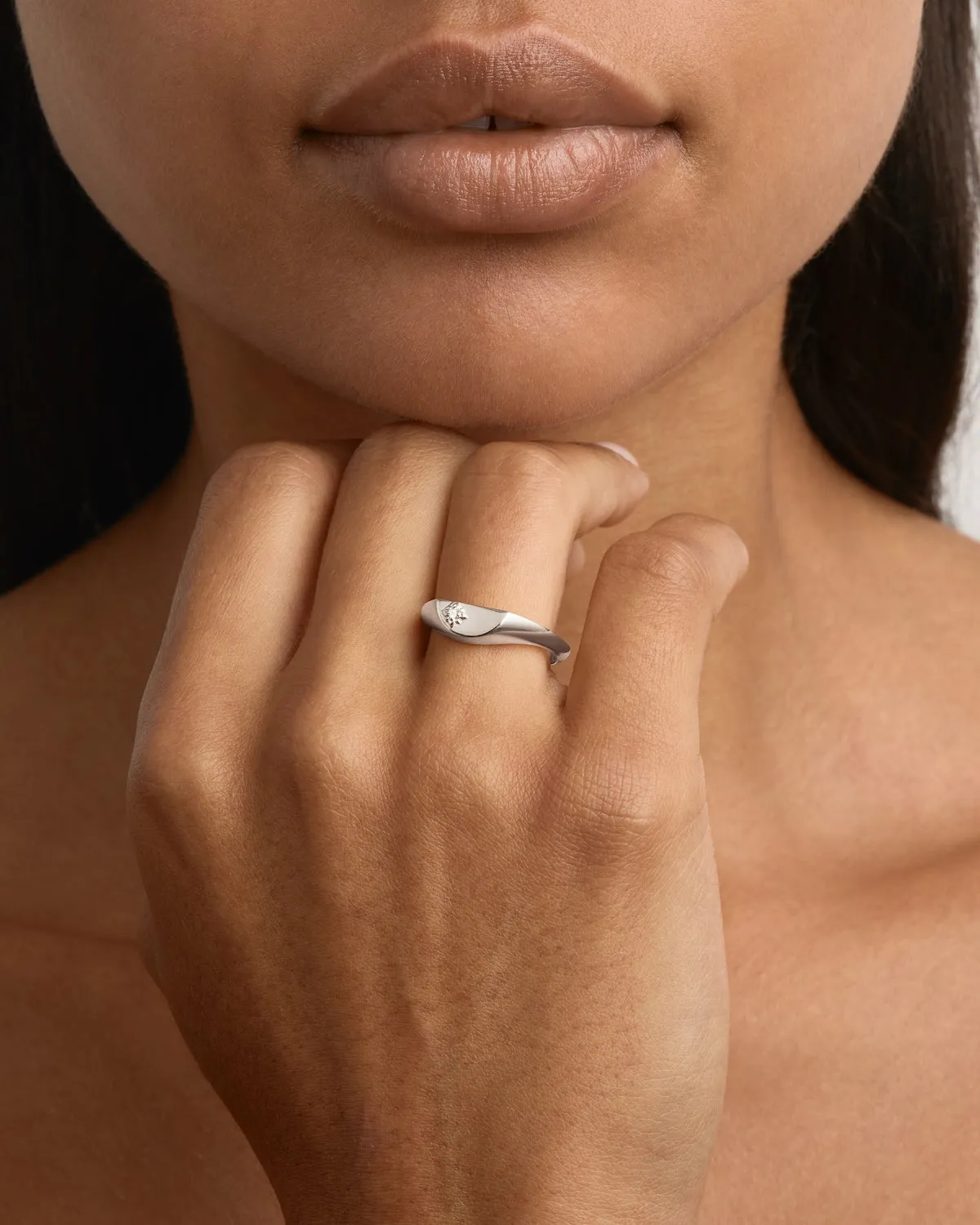 Sterling Silver Lotus Ring Bycharlotte