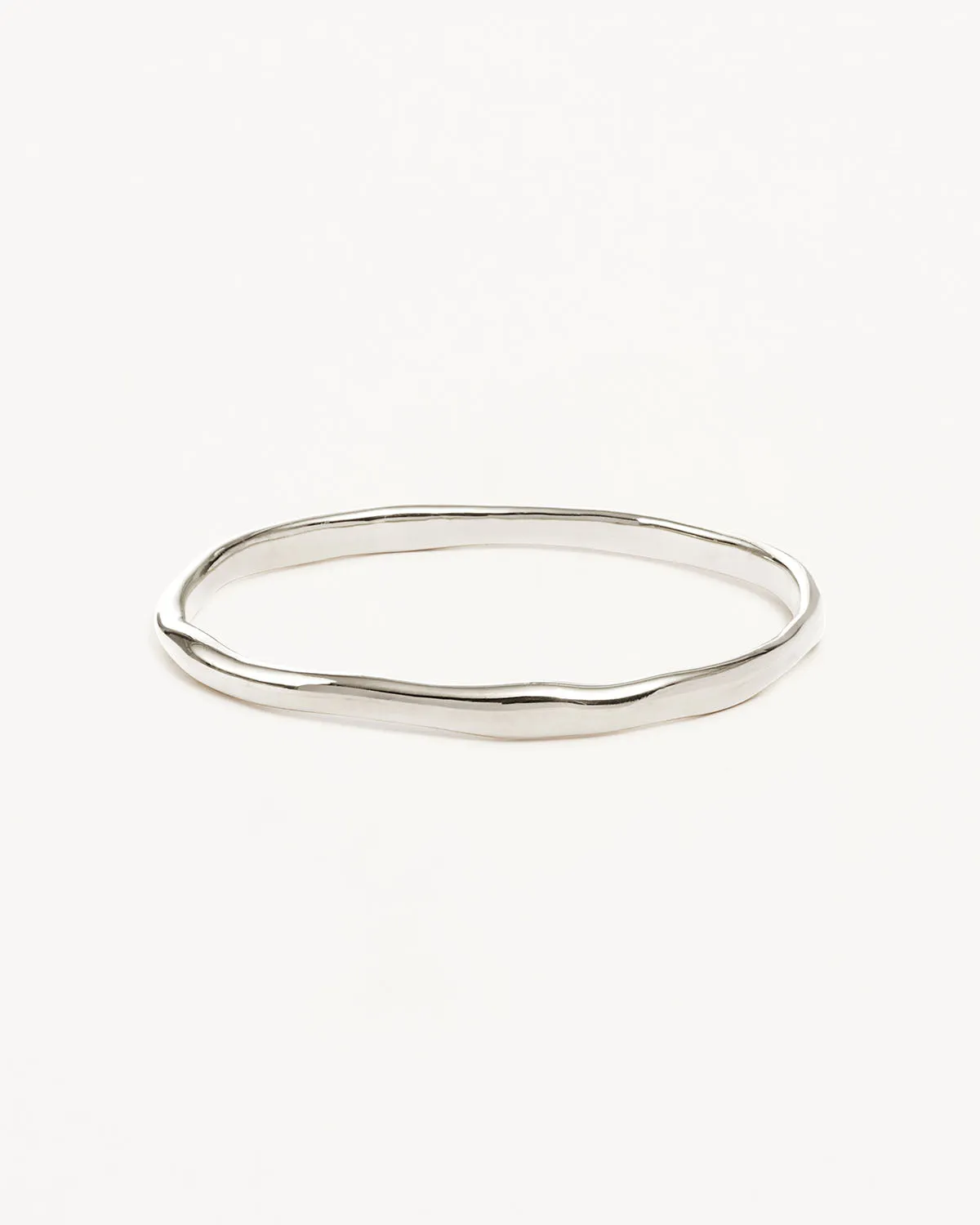Sterling Silver Lover Bangle Bycharlotte