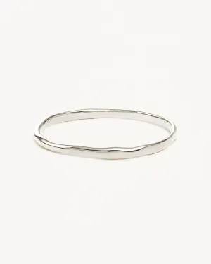 Sterling Silver Lover Bangle Bycharlotte