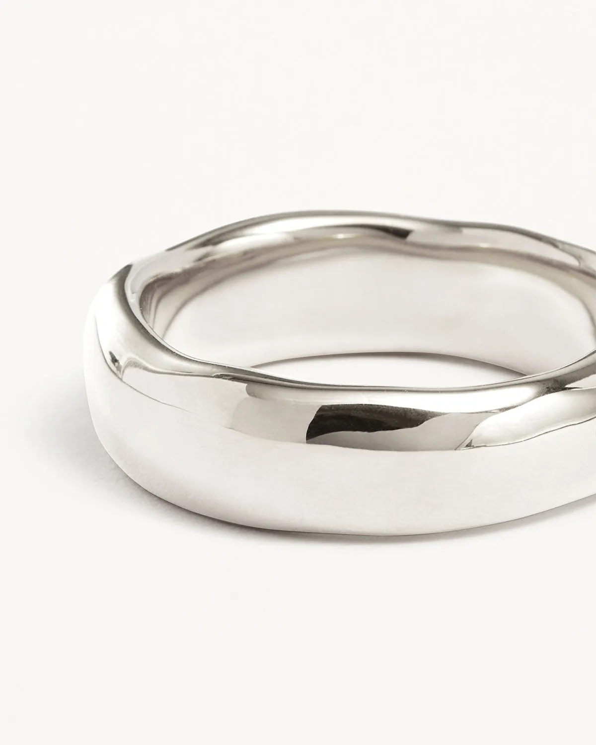 Sterling Silver Lover Bold Ring Bycharlotte