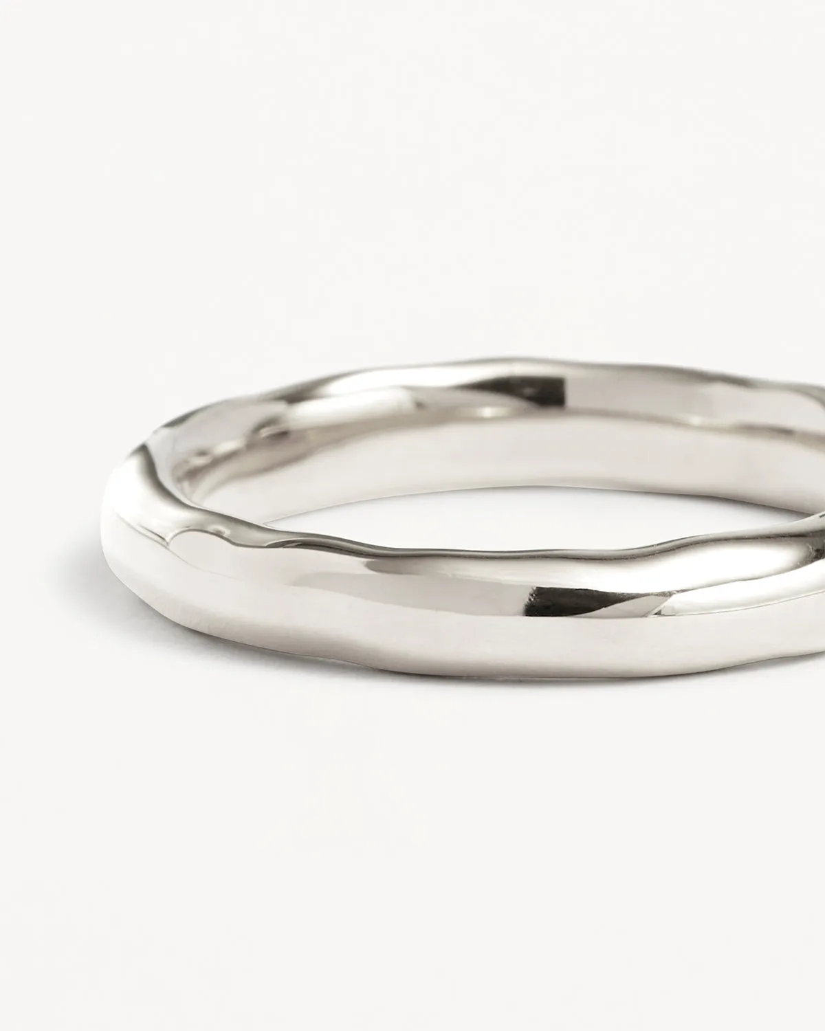 Sterling Silver Lover Medium Ring Bycharlotte