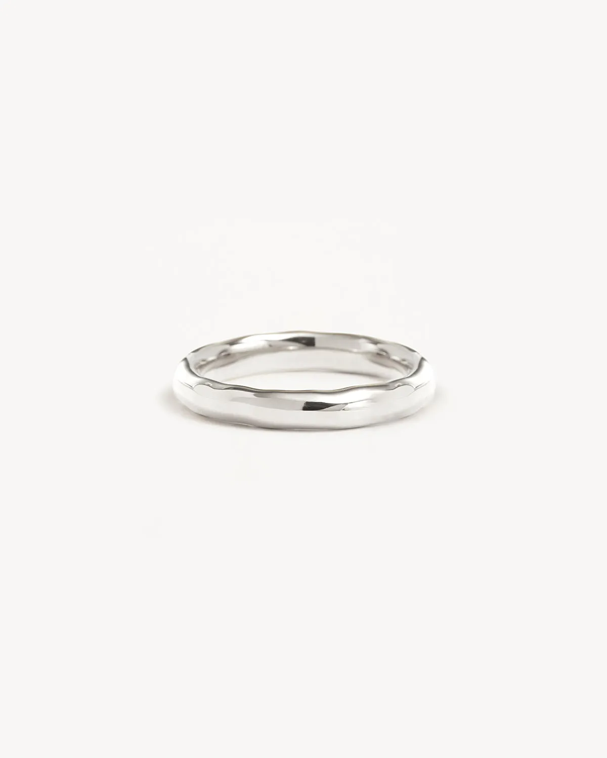 Sterling Silver Lover Medium Ring Bycharlotte