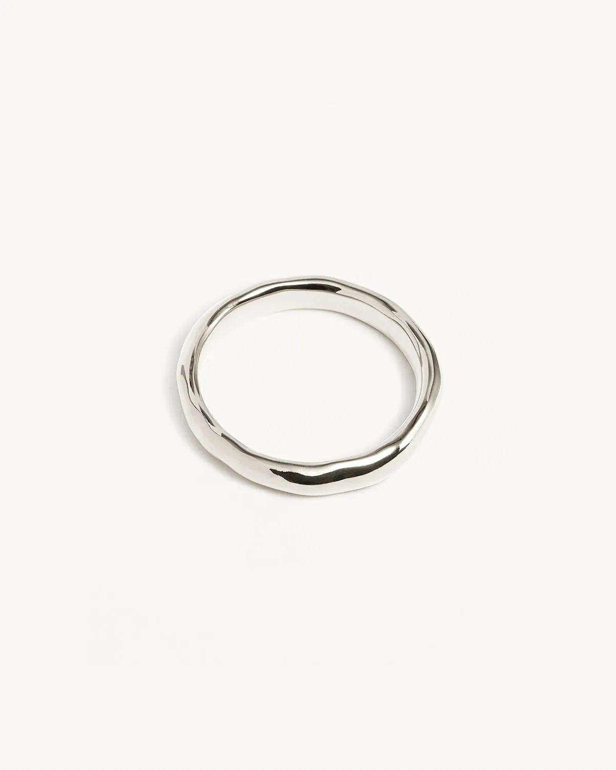 Sterling Silver Lover Medium Ring Bycharlotte