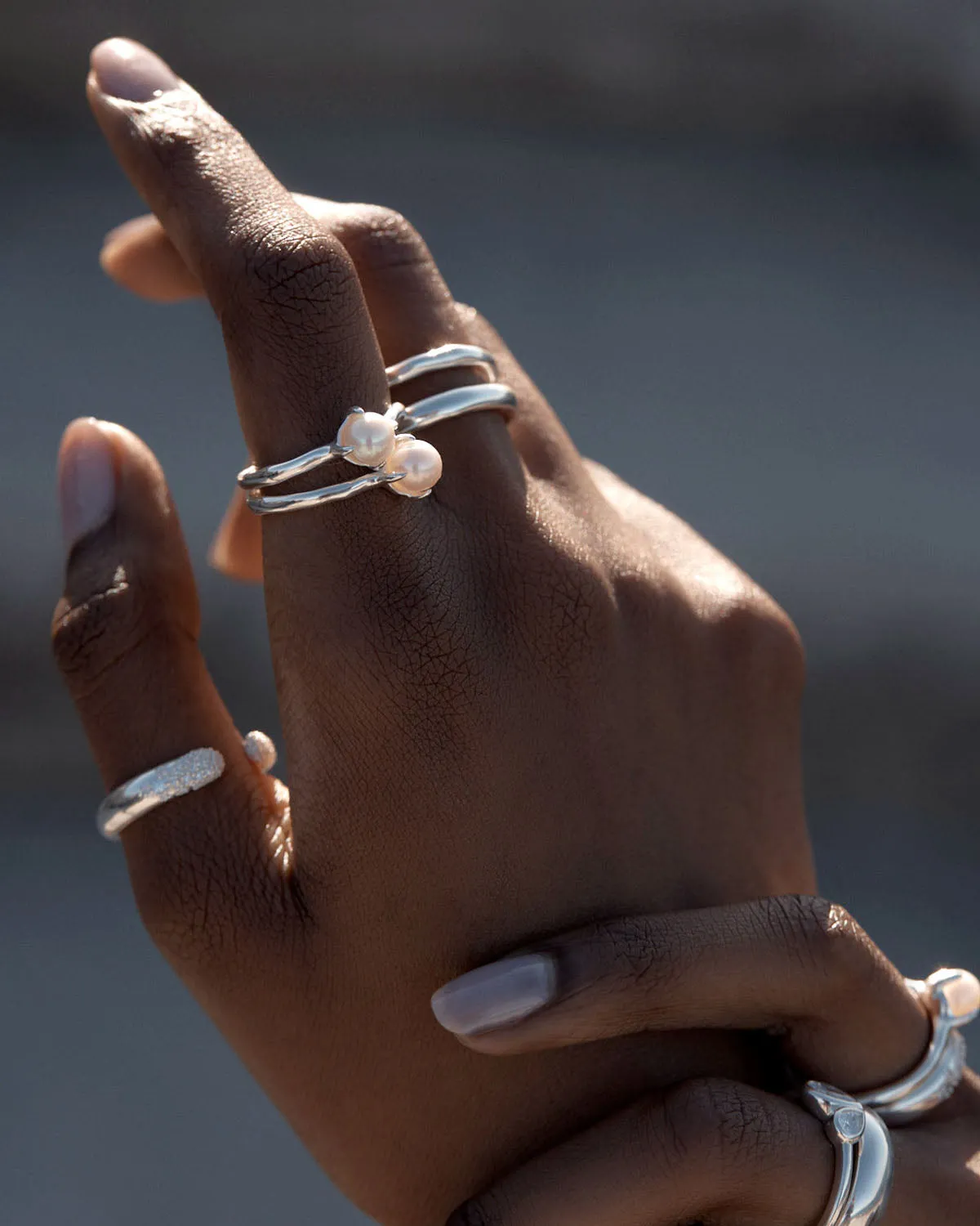 Sterling Silver Lover Thin Ring Bycharlotte
