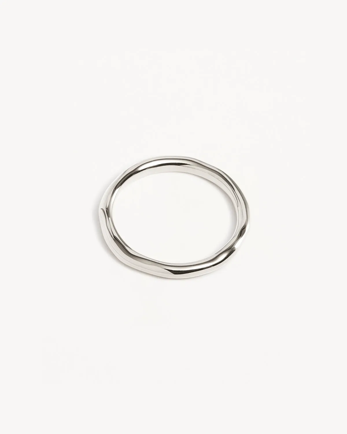 Sterling Silver Lover Thin Ring Bycharlotte