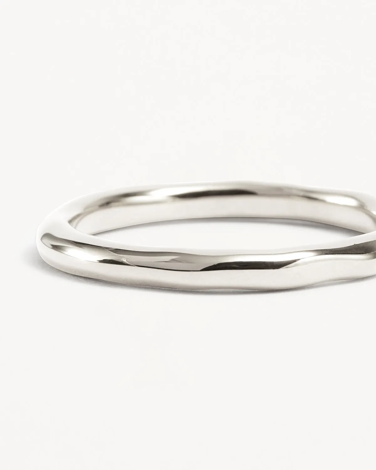 Sterling Silver Lover Thin Ring Bycharlotte