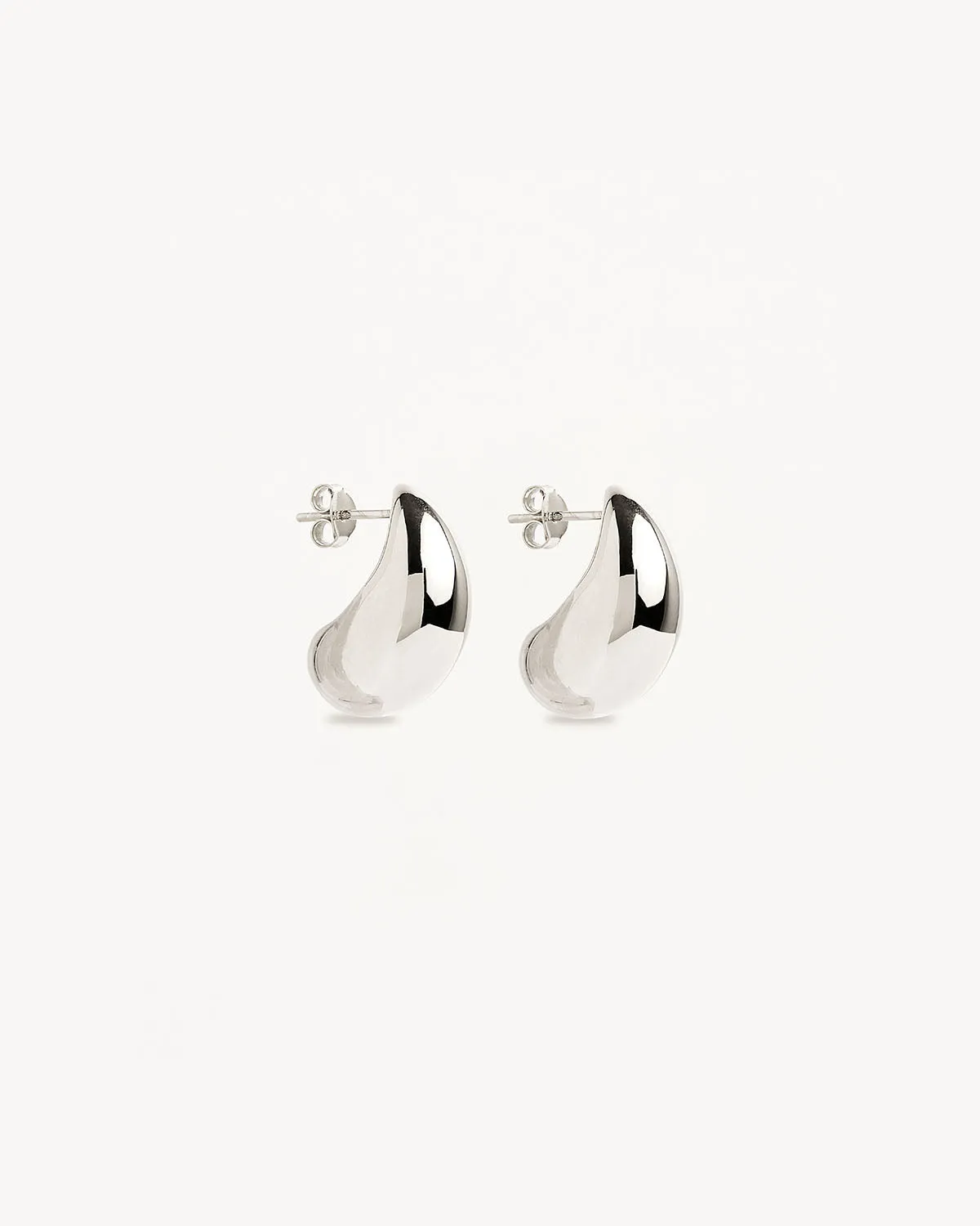 Sterling Silver Made of Magic Large Earrings Bycharlotte