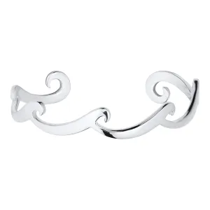 Sterling Silver Multi Wave Bracelet