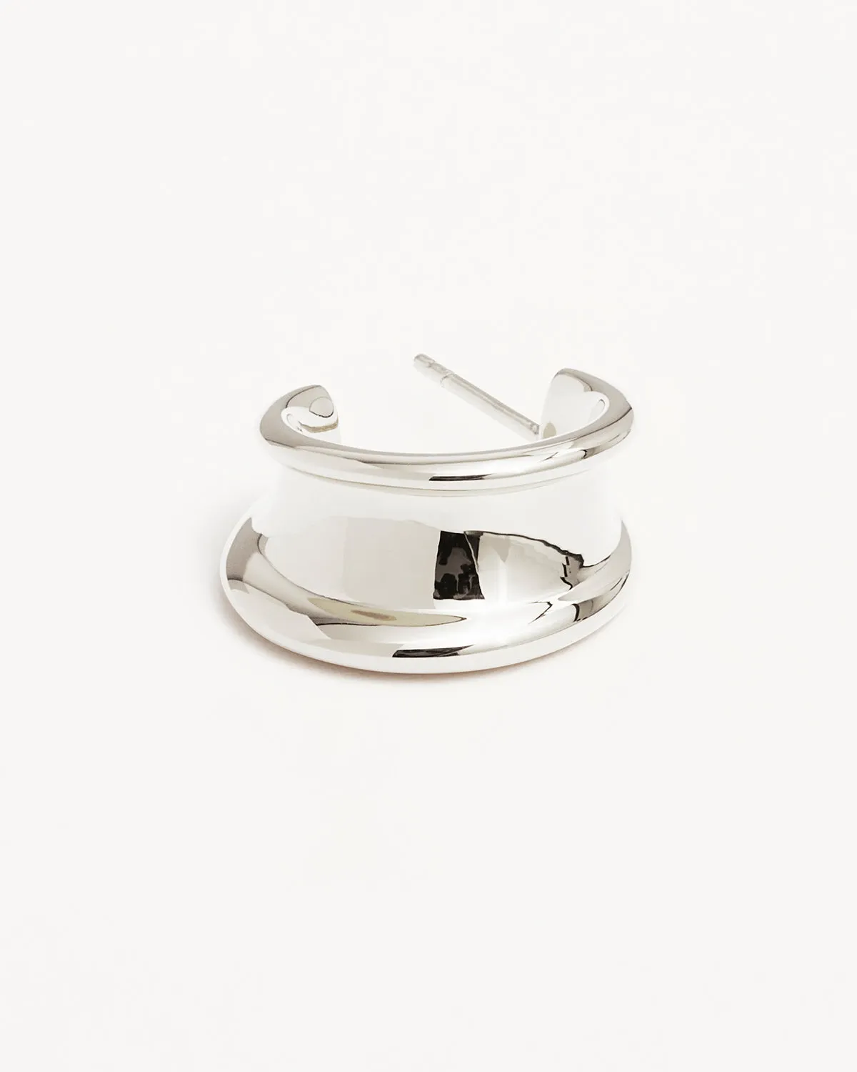 Sterling Silver Muse Large Hoops Bycharlotte
