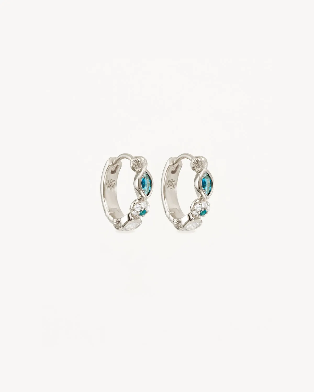 Sterling Silver Protection of Eye Hoops Bycharlotte