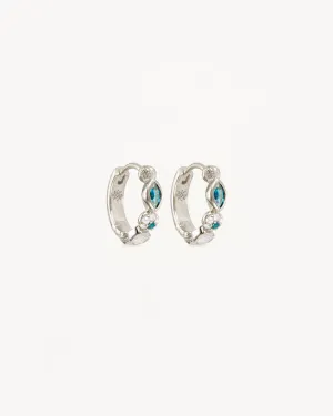 Sterling Silver Protection of Eye Hoops Bycharlotte