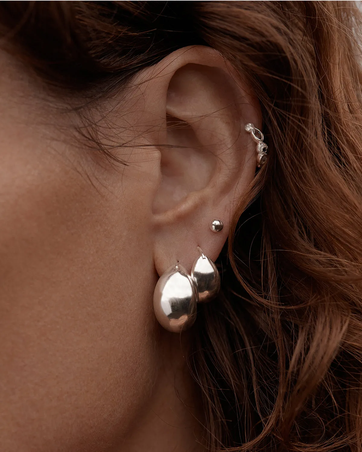 Sterling Silver Protection of Eye Hoops Bycharlotte