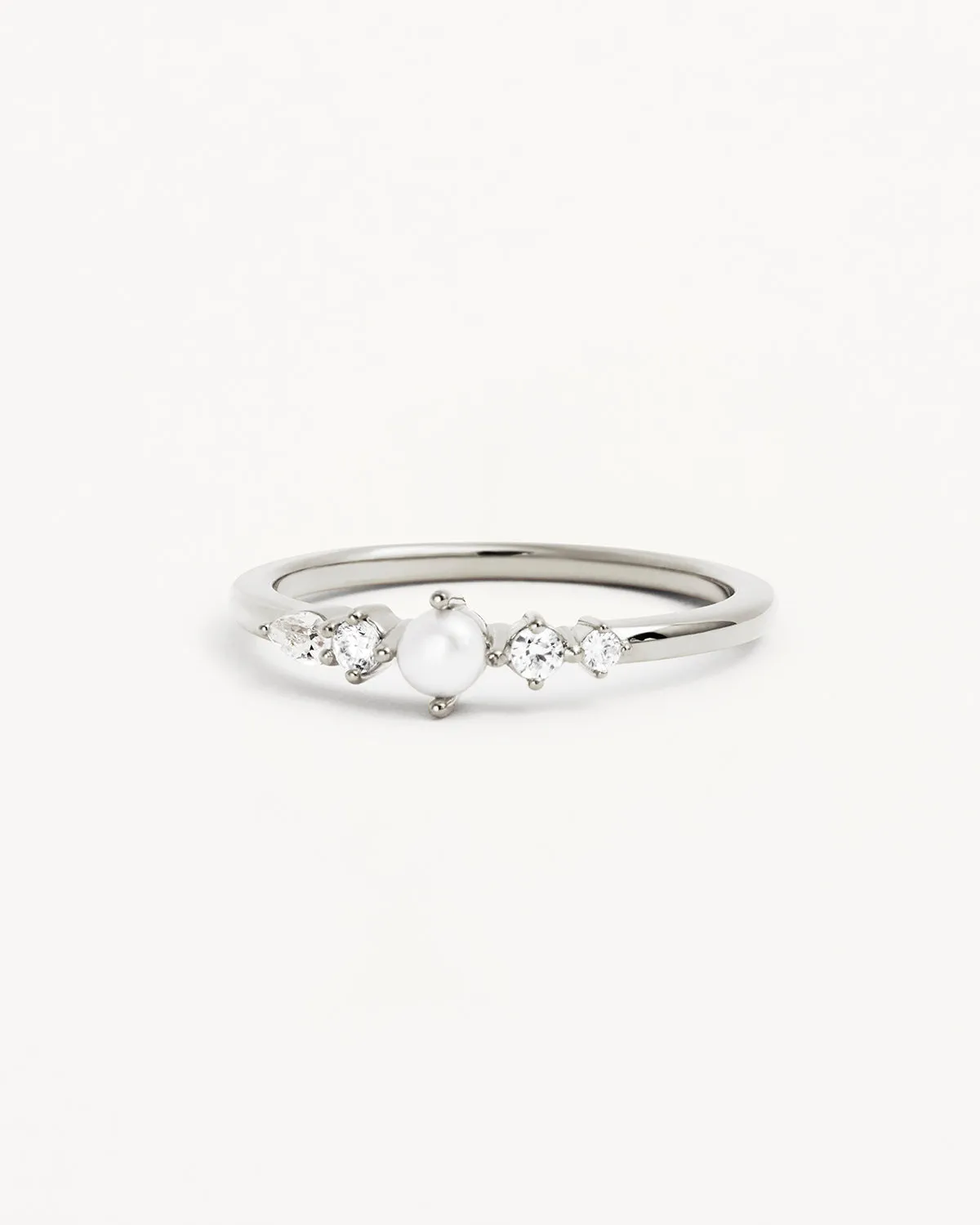 Sterling Silver Sea Foam Ring Bycharlotte