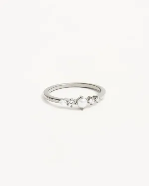Sterling Silver Sea Foam Ring Bycharlotte