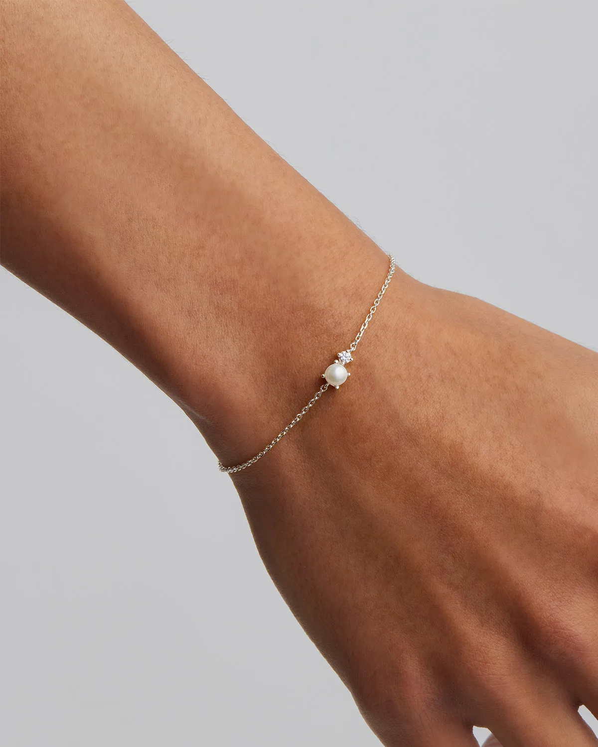 Sterling Silver Serenely Yours Pearl Bracelet Bycharlotte