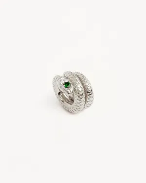 Sterling Silver Snake Petal Charm Bycharlotte